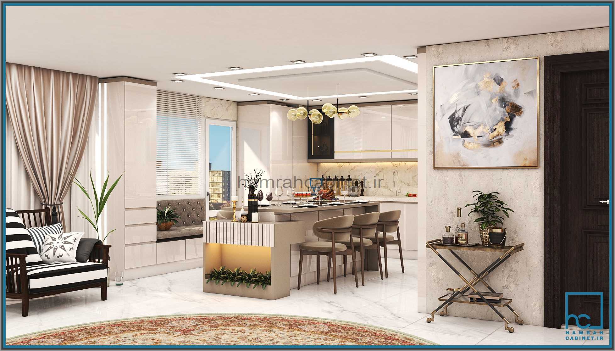 کابینت مدرن خاص75